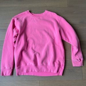 TNA crewneck - size M - neon pink